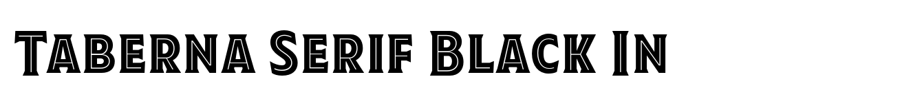 Taberna Serif Black In
